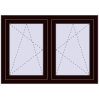 Ustalenie cen Okna skrzydłowe 1155x815 mm REHAU ENERGY-SAVING SYNEGO MD CHOCOLATE_BROWN dwustronny