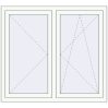 Pricing Tilt-and-Turn 1300x1170 mm REHAU OPTIMUM EURO-DESIGN 70 RAL 9016 Traffic white two-sided