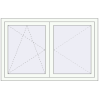 Pricing Tilt-and-Turn 1400x900 mm REHAU ENERGY-SAVING SYNEGO MD RAL 9016 Traffic white two-sided