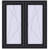 Ustalenie cen Okna skrzydłowe 1020x1070 mm REHAU ENERGY-SAVING SYNEGO MD BLACK_ULTI-MATT dwustronny