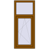 Ustalenie cen Okna skrzydłowe 550x1280 mm REHAU OPTIMUM EURO-DESIGN 70 GOLDEN OAK dwustronny