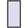 Pricing Tilt-and-Turn 650x1300 mm KORSA BRILLANT DESIGN BASALT_GREY two-sided