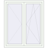 Pricing Tilt-and-Turn 1150x1370 mm REHAU ENERGY-SAVING SYNEGO MD RAL 9016 Traffic white two-sided