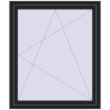 Pricing Tilt-and-Turn 1100x1300 mm REHAU ENERGY-SAVING SYNEGO MD BLACK_ULTI-MATT two-sided