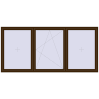 Pricing Tilt-and-Turn 3000x1400 mm REHAU OPTIMUM EURO-DESIGN 70 DARK_OAK two-sided