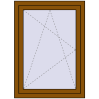 Pricing Tilt-and-Turn 800x1100 mm REHAU OPTIMUM EURO-DESIGN 70 GOLDEN OAK two-sided