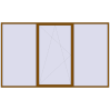 Pricing Tilt-and-Turn 4000x2400 mm REHAU OPTIMUM EURO-DESIGN 70 GOLDEN OAK external