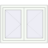 Pricing Tilt-and-Turn 1000x800 mm REHAU OPTIMUM EURO-DESIGN 70 RAL 9016 Traffic white two-sided