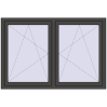 Ustalenie cen Okna skrzydłowe 1635x1070 mm REHAU ENERGY-SAVING SYNEGO MD BASALT_GREY zewnętrzny