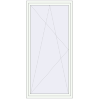 Pricing Tilt-and-Turn 1100x2300 mm REHAU ENERGY-SAVING SYNEGO MD RAL 9016 Traffic white two-sided