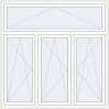 Pricing Tilt-and-Turn 1800x1800 mm ALU STANDARD 72 RAL 9016 Traffic white two-sided
