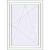 Pricing Tilt-and-Turn 800x1200 mm REHAU OPTIMUM EURO-DESIGN 70 RAL 9016 Traffic white two-sided