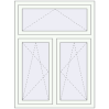 Pricing Tilt-and-Turn 1050x1400 mm REHAU OPTIMUM EURO-DESIGN 70 RAL 9016 Traffic white two-sided