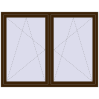 Pricing Tilt-and-Turn 1755x1370 mm REHAU ENERGY-SAVING SYNEGO MD DARK_OAK two-sided