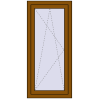 Pricing Tilt-and-Turn 600x1300 mm REHAU OPTIMUM EURO-DESIGN 70 GOLDEN OAK external