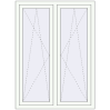 Pricing Tilt-and-Turn 1066x1524 mm REHAU OPTIMUM EURO-DESIGN 70 RAL 9016 Traffic white two-sided
