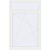 Pricing Tilt-and-Turn 1200x1900 mm REHAU BRILLANT DESIGN RAL 9016 Traffic white two-sided