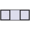 Pricing Tilt-and-Turn 3000x1100 mm REHAU ENERGY-SAVING SYNEGO MD BLACK_ULTI-MATT two-sided