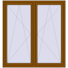 Ustalenie cen Okna skrzydłowe 1515x1600 mm REHAU ENERGY-SAVING SYNEGO MD GOLDEN OAK zewnętrzny