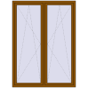Pricing Tilt-and-Turn 1500x2050 mm REHAU OPTIMUM EURO-DESIGN 70 GOLDEN OAK external