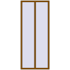 Pricing Tilt-and-Turn 1000x2400 mm REHAU BRILLANT DESIGN GOLDEN OAK external