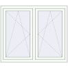 Ustalenie cen Okna skrzydłowe 1300x1100 mm EPSILON OPTIMA RAL 9016 Traffic white dwustronny