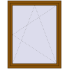 Pricing Tilt-and-Turn 1200x1450 mm CLASICTHERM 70 GOLDEN OAK two-sided