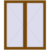 Pricing Tilt-and-Turn 1700x2000 mm REHAU OPTIMUM EURO-DESIGN 70 GOLDEN OAK external