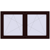 Ustalenie cen Okna skrzydłowe 1590x905 mm REHAU ENERGY-SAVING SYNEGO MD CHOCOLATE_BROWN dwustronny