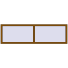 Pricing Tilt-and-Turn 1975x570 mm REHAU OPTIMUM EURO-DESIGN 70 GOLDEN OAK two-sided
