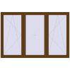 Pricing Tilt-and-Turn 2400x1600 mm REHAU OPTIMUM EURO-DESIGN 70 WALNUT external