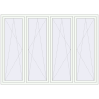 Pricing Tilt-and-Turn 2500x1800 mm REHAU ENERGY-SAVING SYNEGO MD RAL 9016 Traffic white two-sided