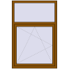 Pricing Tilt-and-Turn 1000x1500 mm REHAU OPTIMUM EURO-DESIGN 70 GOLDEN OAK external