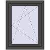 Pricing Tilt-and-Turn 700x900 mm REHAU ENERGY-SAVING SYNEGO MD BASALT_GREY external