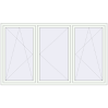 Pricing Tilt-and-Turn 2400x1400 mm REHAU OPTIMUM EURO-DESIGN 70 RAL 9016 Traffic white two-sided