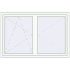 Pricing Tilt-and-Turn 1650x1085 mm REHAU ENERGY-SAVING SYNEGO MD RAL 9016 Traffic white two-sided