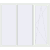 Pricing Tilt-and-Turn 2040x1800 mm REHAU ENERGY-SAVING SYNEGO MD RAL 9016 Traffic white two-sided