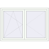 Pricing Tilt-and-Turn 1560x1075 mm REHAU ENERGY-SAVING SYNEGO MD RAL 9016 Traffic white two-sided
