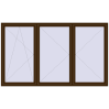 Pricing Tilt-and-Turn 2700x1600 mm REHAU OPTIMUM EURO-DESIGN 70 DARK_OAK two-sided