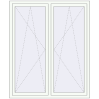 Pricing Tilt-and-Turn 1500x1750 mm REHAU OPTIMUM EURO-DESIGN 70 RAL 9016 Traffic white two-sided
