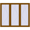 Pricing Tilt-and-Turn 2150x1740 mm REHAU OPTIMUM EURO-DESIGN 70 GOLDEN OAK two-sided