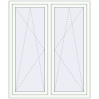 Pricing Tilt-and-Turn 1280x1530 mm REHAU OPTIMUM EURO-DESIGN 70 RAL 9016 Traffic white two-sided
