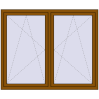 Pricing Tilt-and-Turn 1700x1400 mm REHAU OPTIMUM EURO-DESIGN 70 GOLDEN OAK two-sided