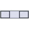 Pricing Tilt-and-Turn 3500x950 mm REHAU OPTIMUM EURO-DESIGN 70 ANTHRACITE_GREY_STRUKTURAL two-sided
