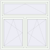 Pricing Tilt-and-Turn 1500x1496 mm REHAU OPTIMUM EURO-DESIGN 70 RAL 9016 Traffic white two-sided
