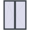 Pricing Tilt-and-Turn 1800x2300 mm REHAU ENERGY-SAVING SYNEGO MD ANTHRACITE_GREY_STRUKTURAL two-sided