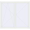 Pricing Tilt-and-Turn 2300x2100 mm REHAU ENERGY-SAVING SYNEGO MD RAL 9016 Traffic white two-sided