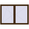 Pricing Tilt-and-Turn 2050x1440 mm REHAU ENERGY-SAVING SYNEGO MD DARK_OAK two-sided