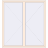 Pricing Tilt-and-Turn 2100x2250 mm REHAU OPTIMUM EURO-DESIGN 70 CREAME_WHITE_50L-2 two-sided