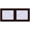 Ustalenie cen Okna skrzydłowe 1620x695 mm REHAU ENERGY-SAVING SYNEGO MD CHOCOLATE_BROWN zewnętrzny